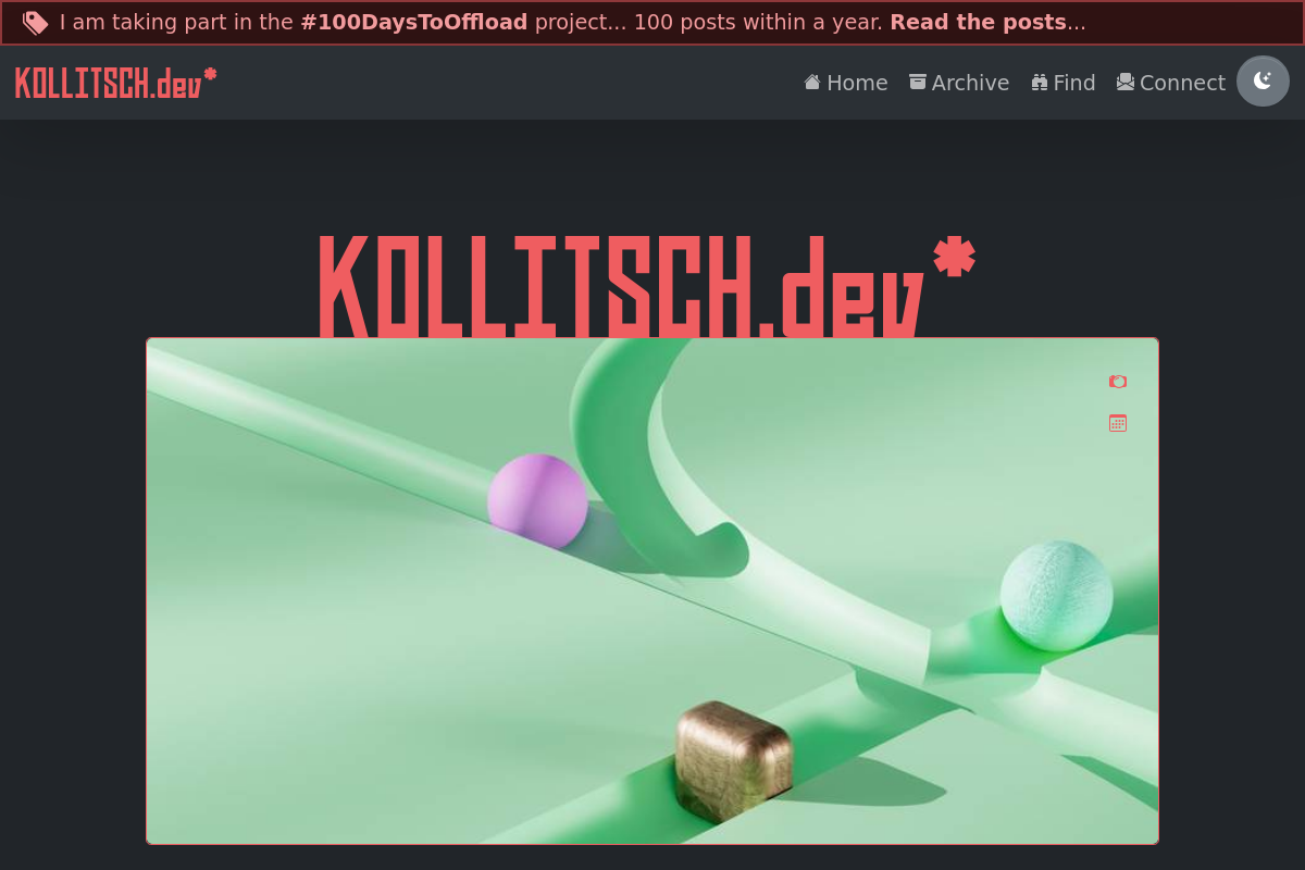 Screenshot of kollitsch.dev