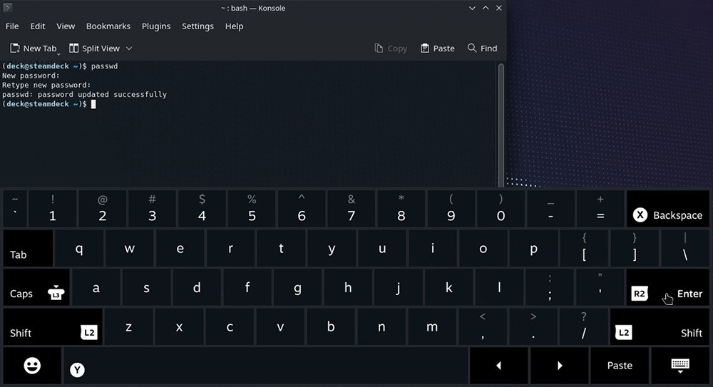 Set Root Password on Steam Deck