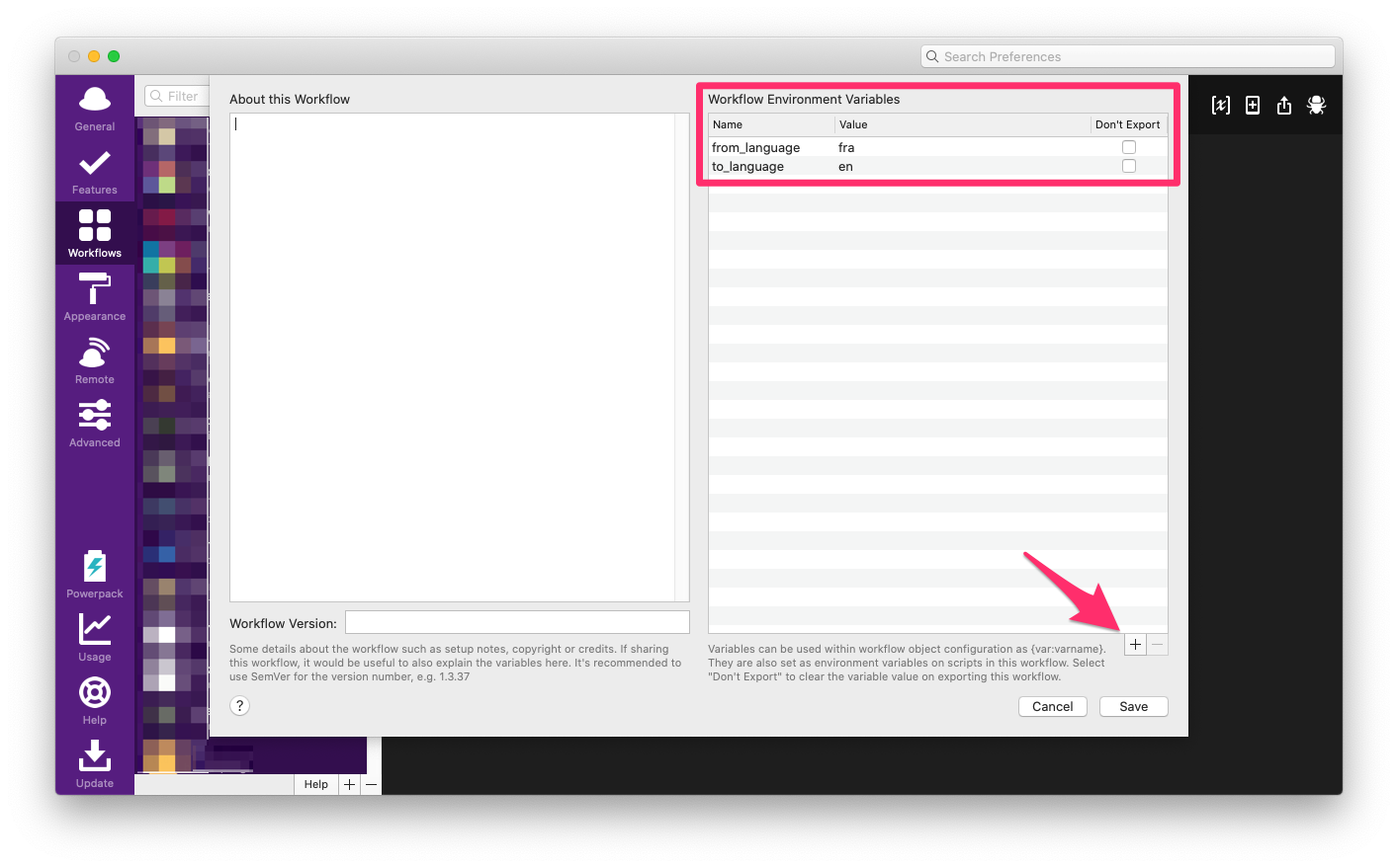 Default language setup step 2