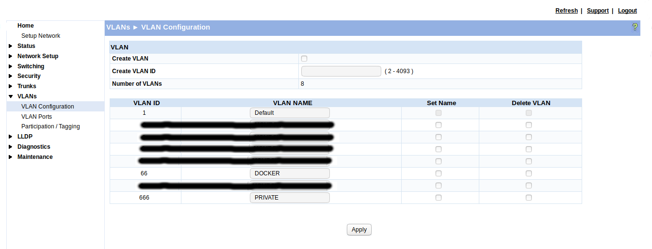 Example configuration