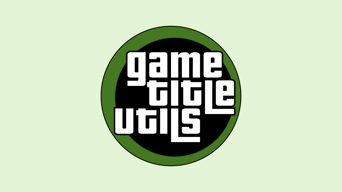 game title utils logo