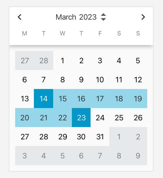 CalendarView