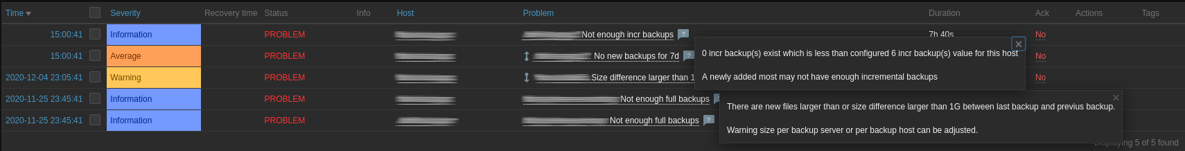 BackupPC Zabbix1