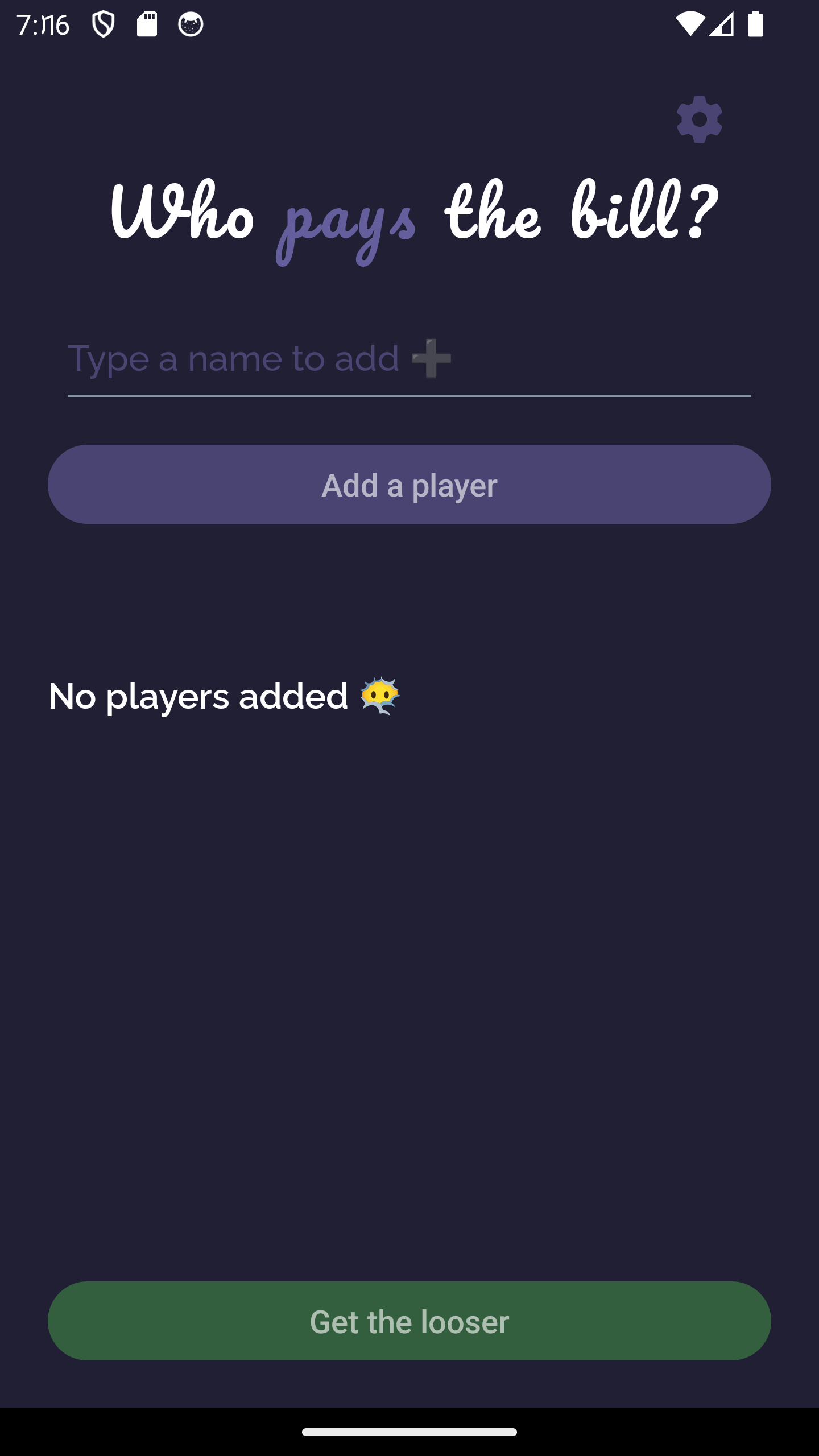 List Player - Not Added