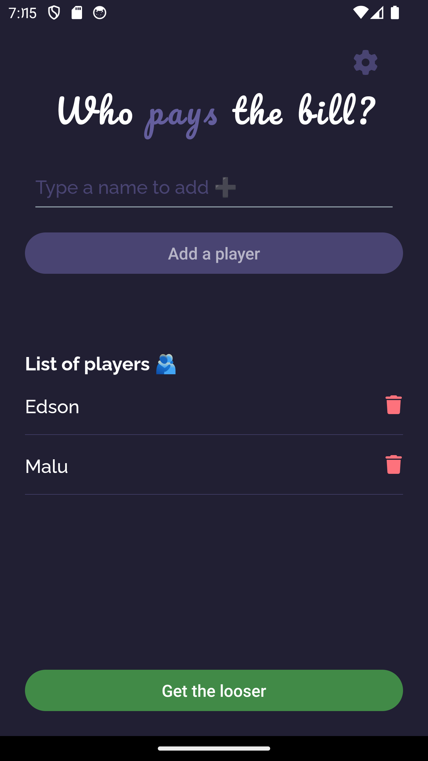 List Player - Added