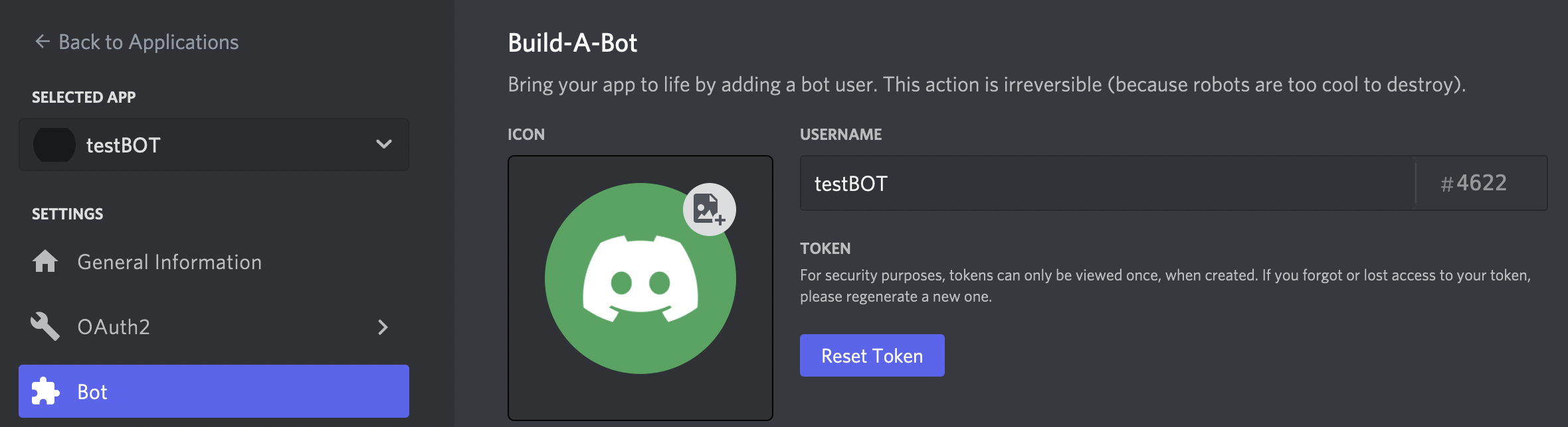 bot token