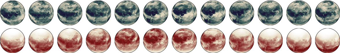 NASA cloud cover and solar insolation data