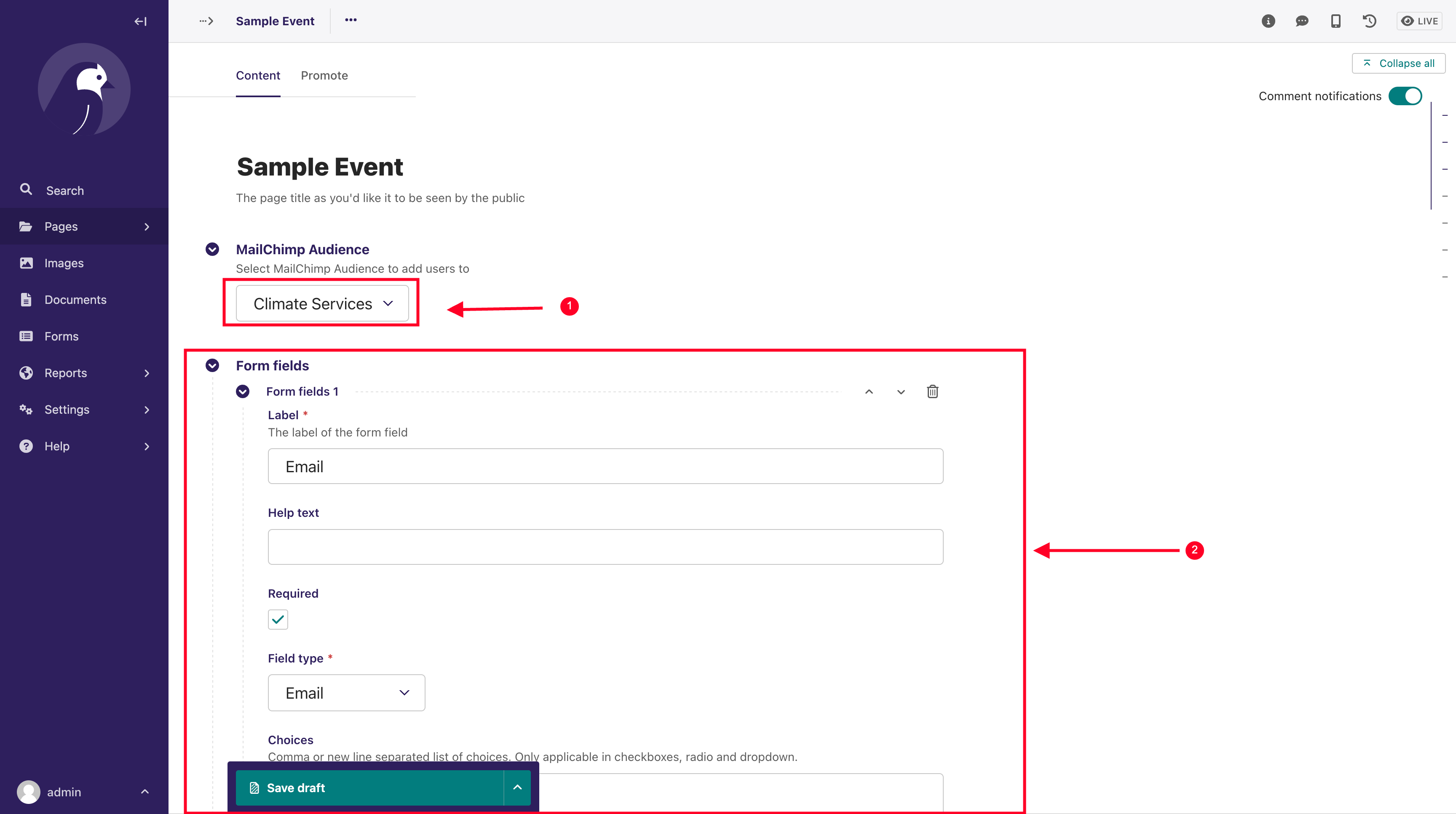 Form Integration Page