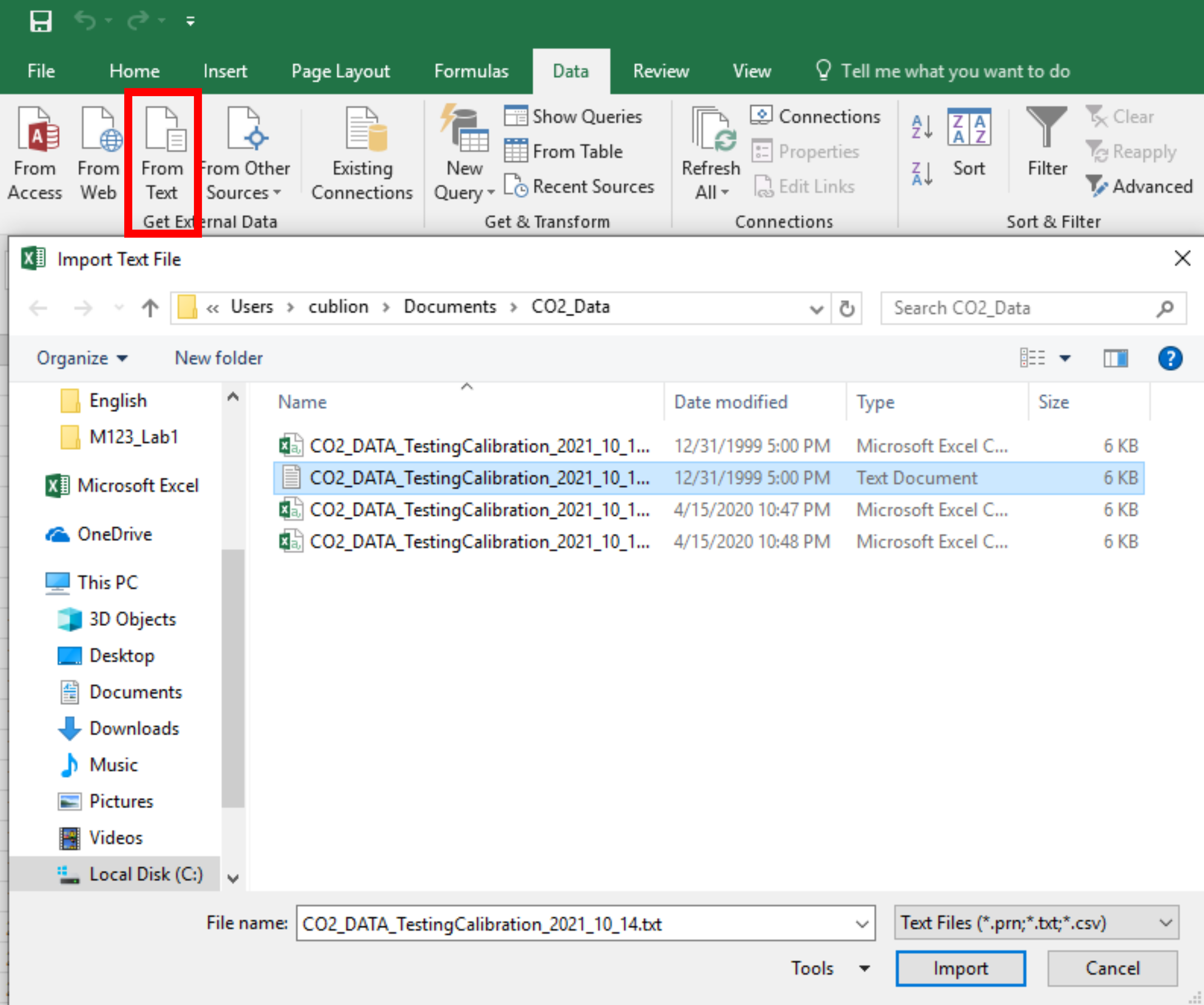 Excel Text Import 1