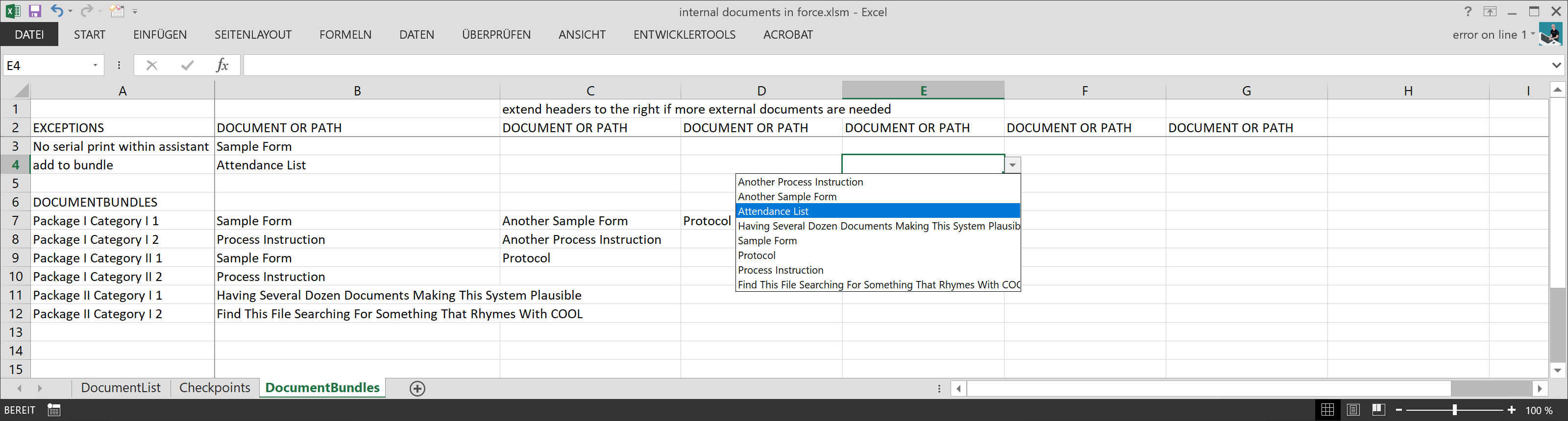 document bundles