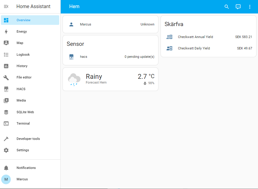 checkwatt config done