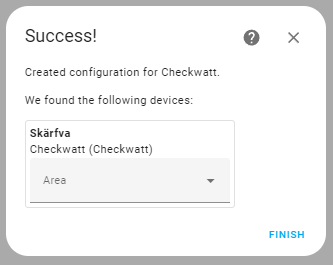 checkwatt config step 3