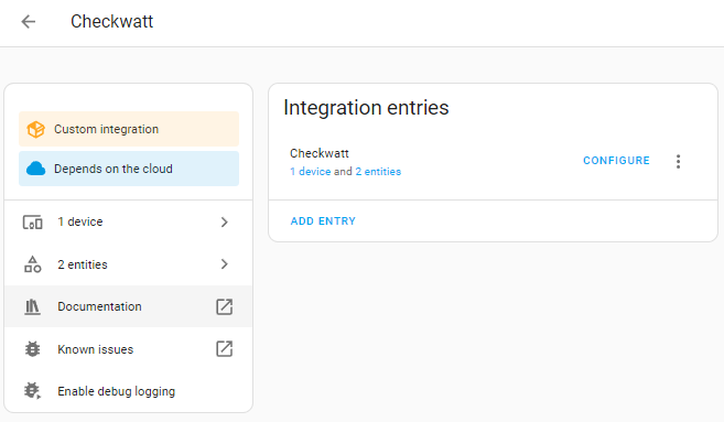 checkwatt options step 1