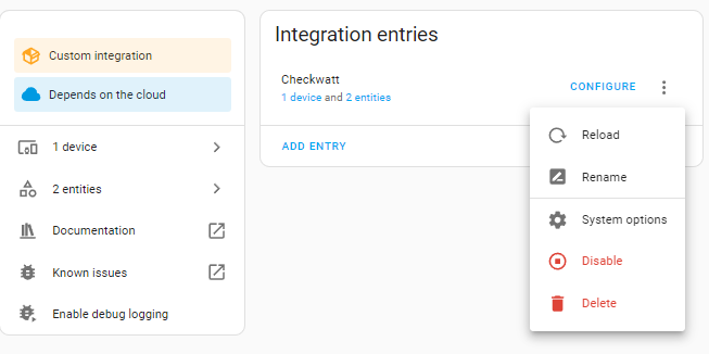 checkwatt options step 3