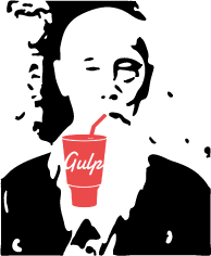 Mr Sakugawa enjoying the taste of gulp