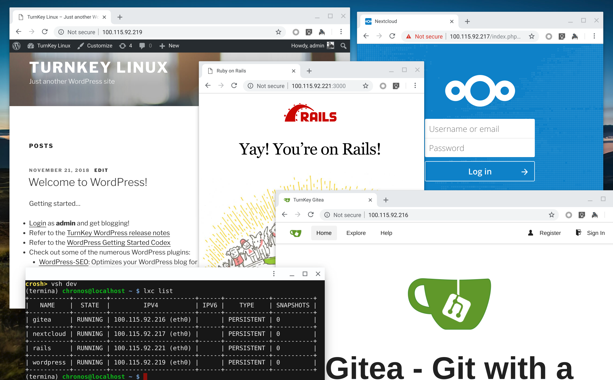 TurnKey Linux Apps