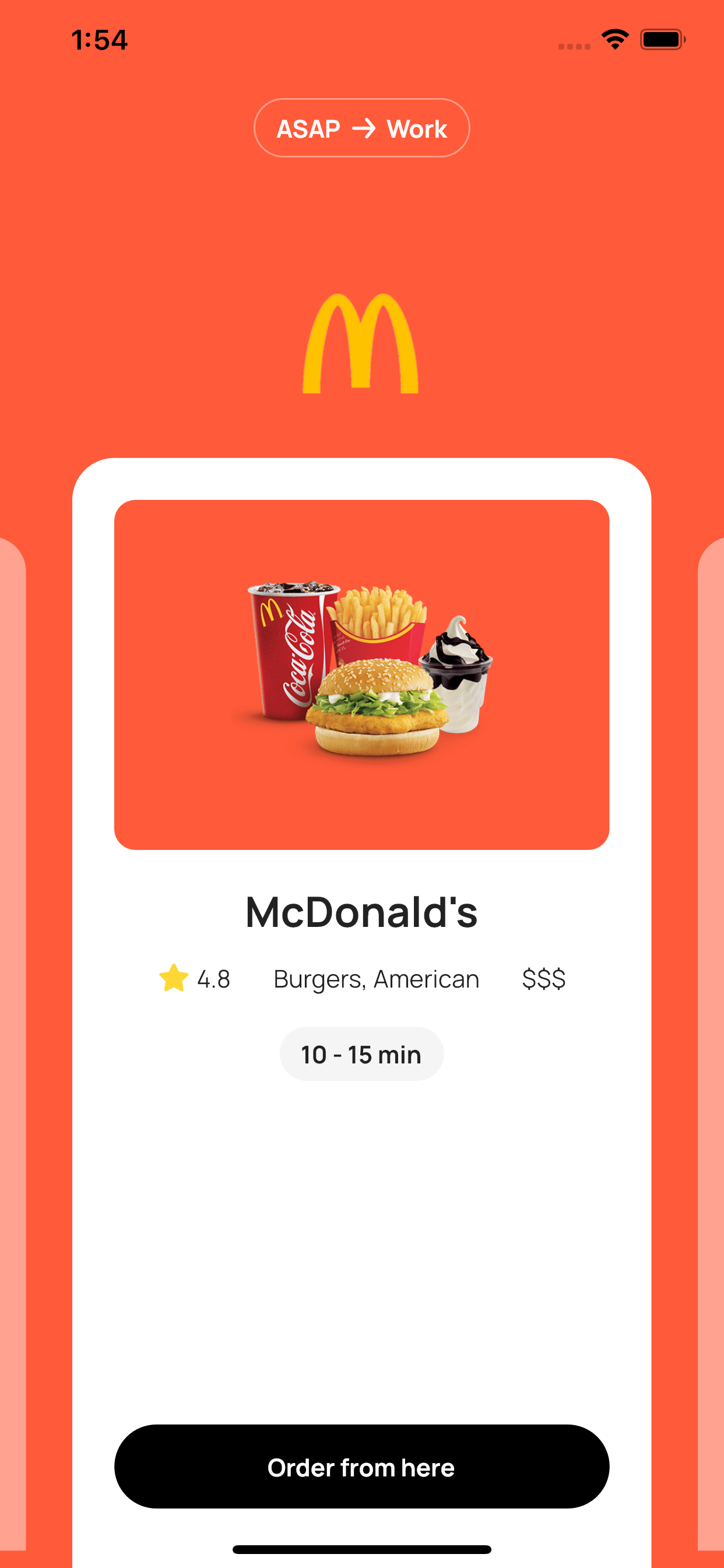 Fastfood UI