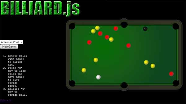 Billiard.js