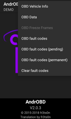 Screenshot of functions