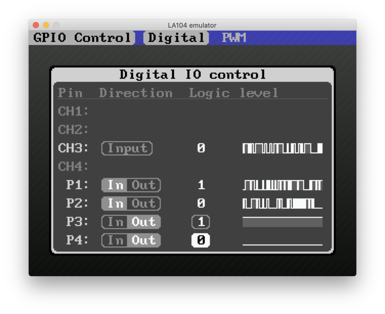 GPIO tool - pwm