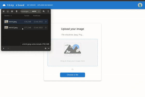 upload image animation