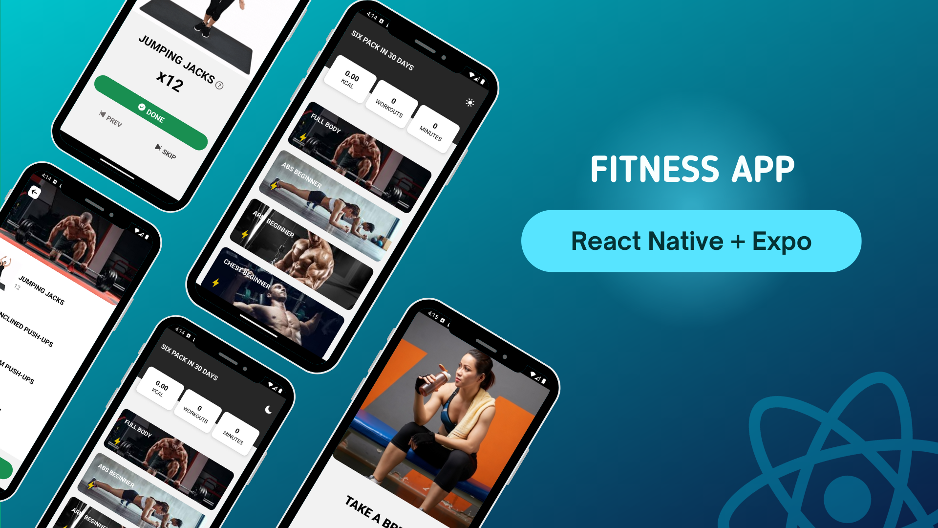 React Native Fitness App Demo