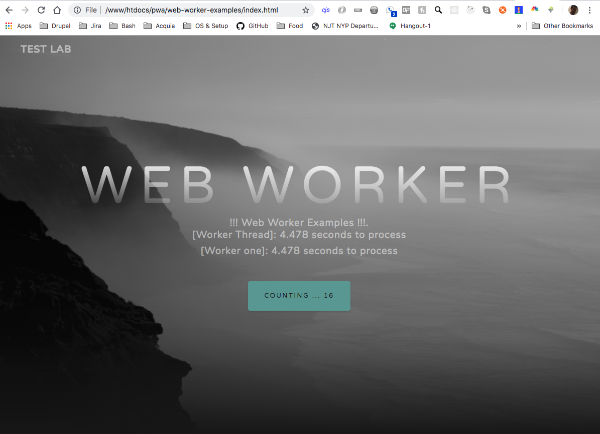 Why use web worker?