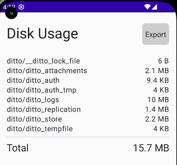 Disk Usage Image