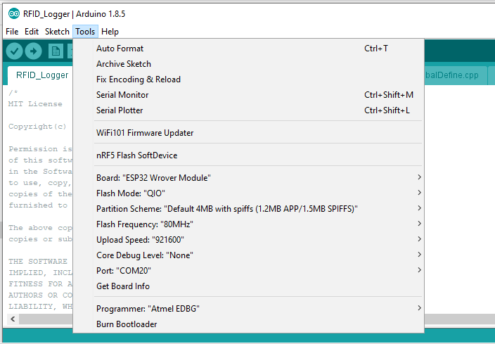 Arduino_IDE_Settings