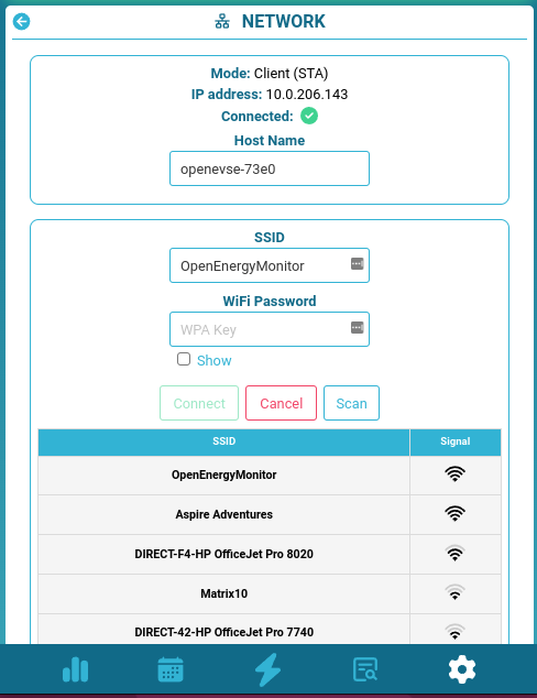 Wifi setup