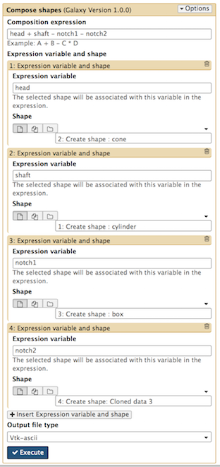 Compose 3D shapes