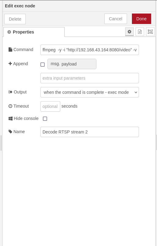 Decode RTSP stream