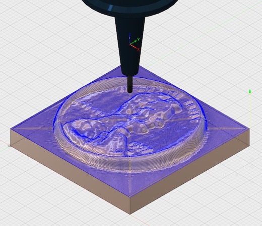 Penny - Morphed spiral milling