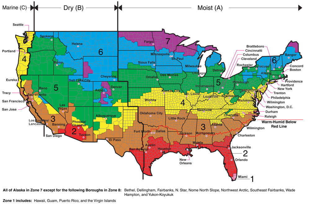 US Climate Map