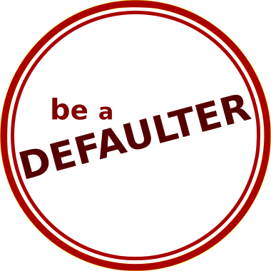 defaulter logo