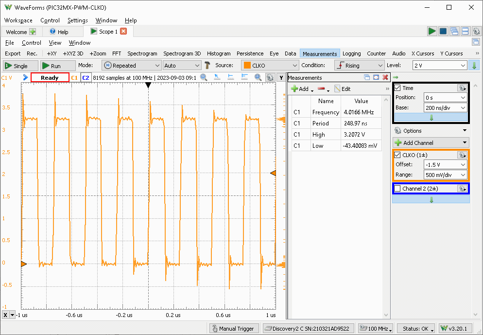 CLKO 4 MHz