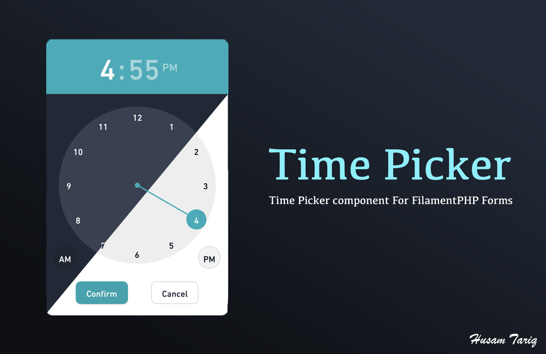 Filament 3.x Time Picker