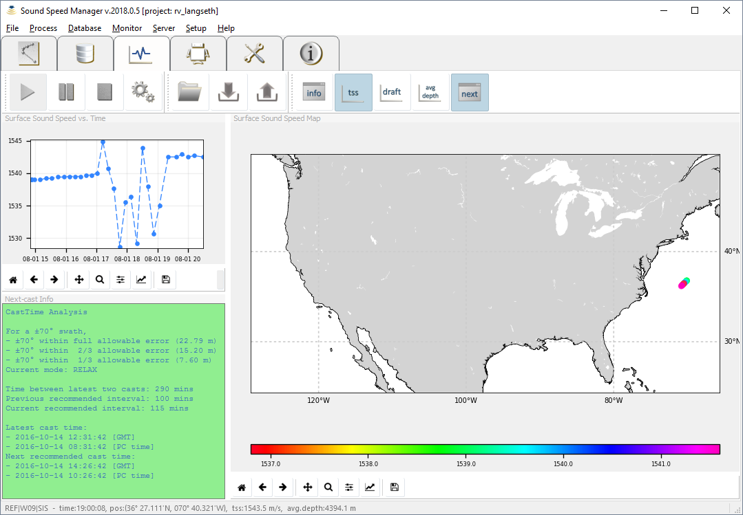 Survey Data Monitor tab