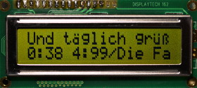 UTF-8 display