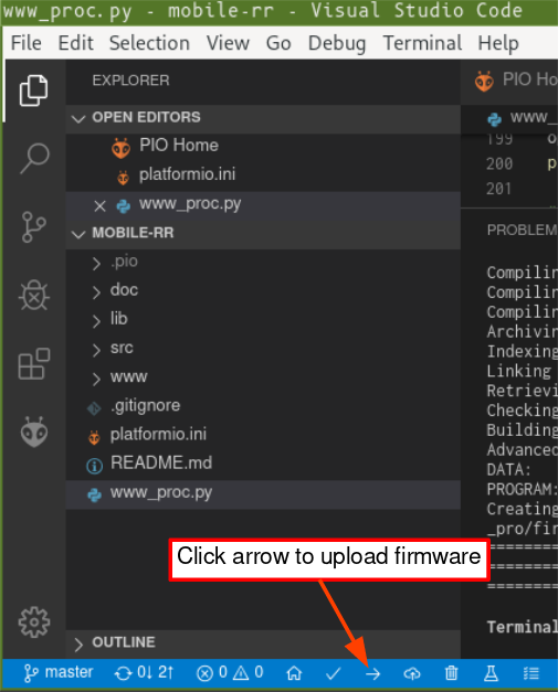 Upload Firmware