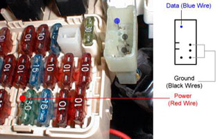 ALDL diagnostic connector