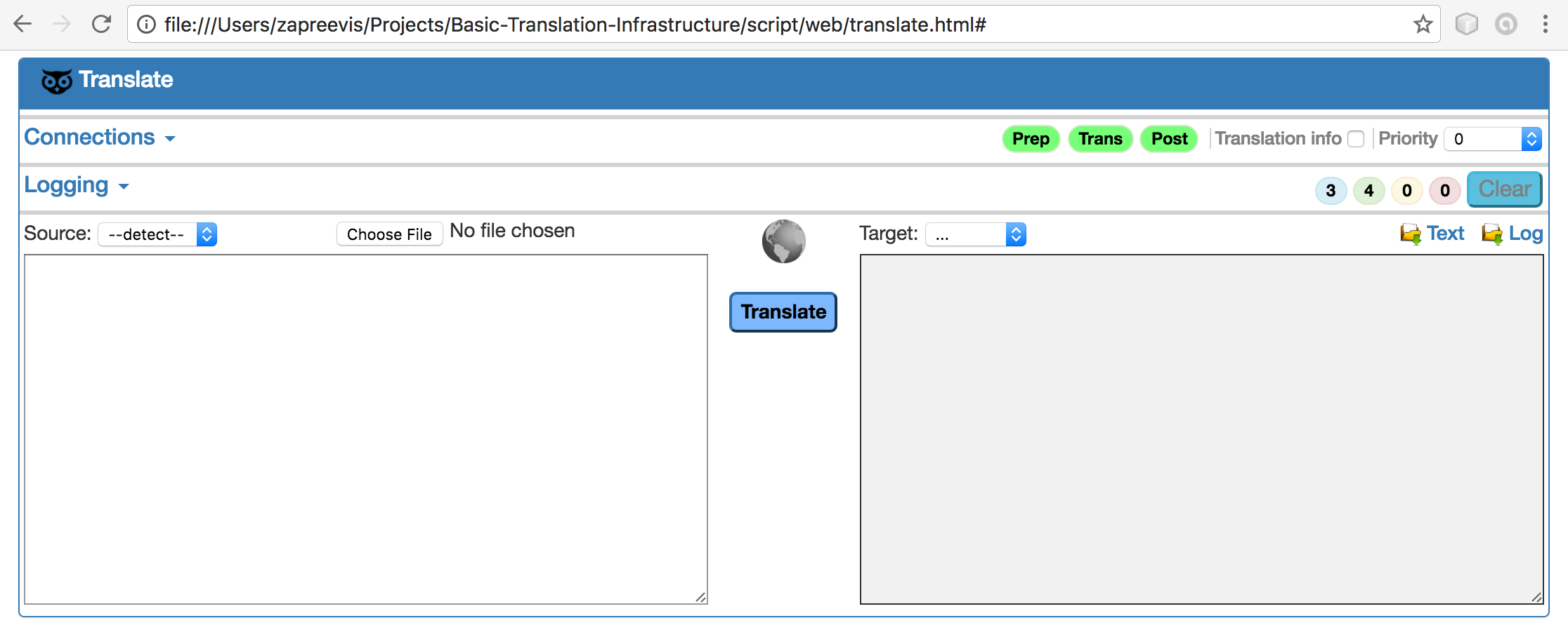 Web Client Translation System Image