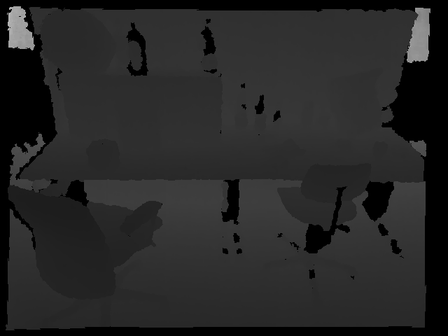 Ground truth Depth Map from TUM dataset