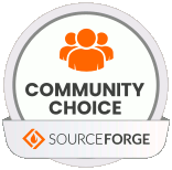 SourceForge Community Choice Award badge