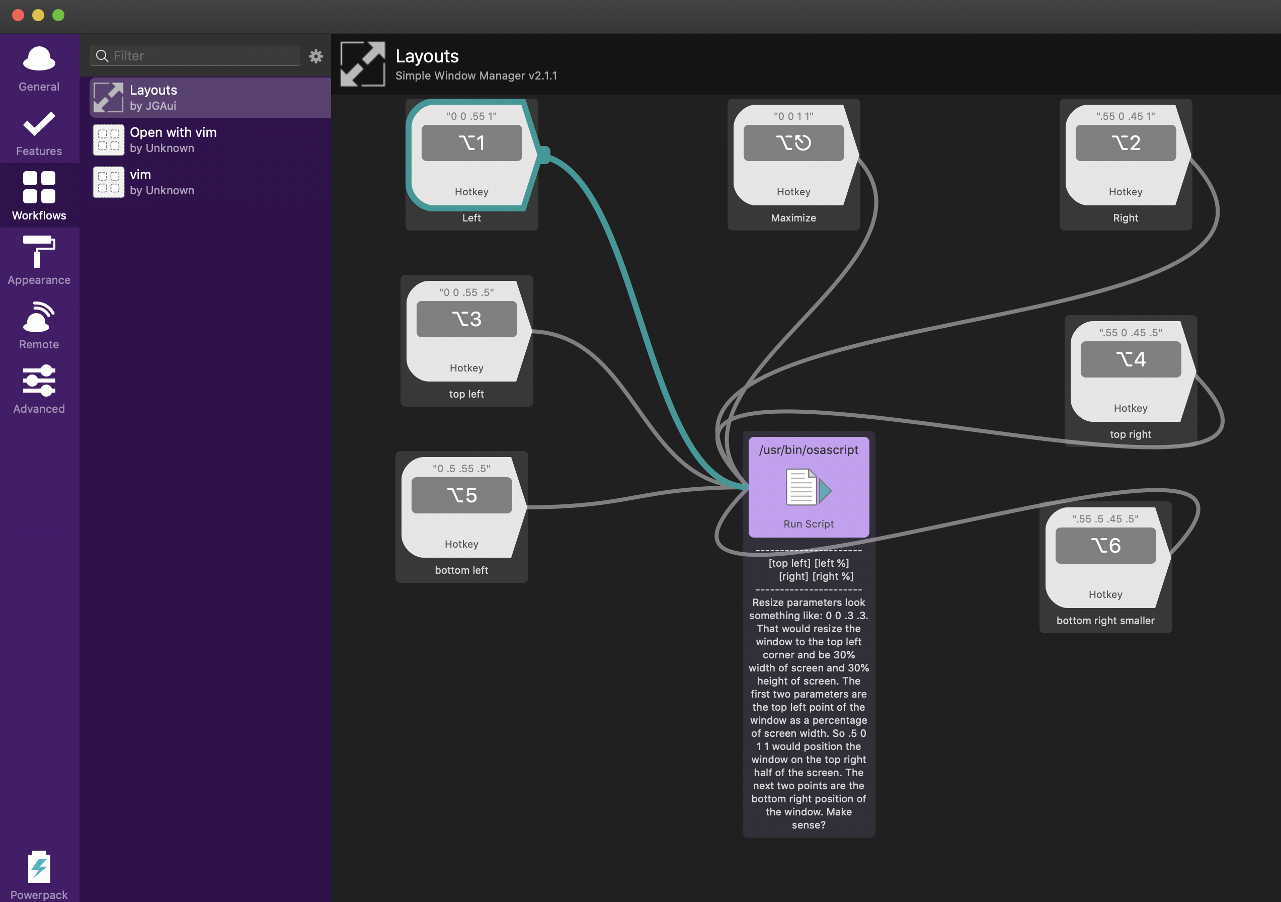 configure