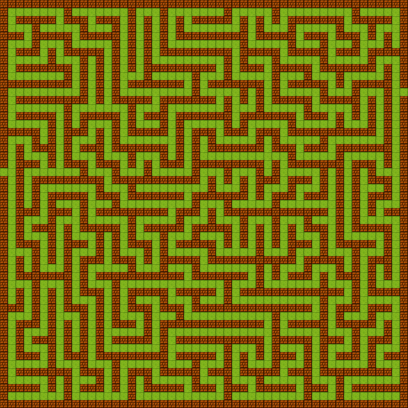 Example 25x25 maze