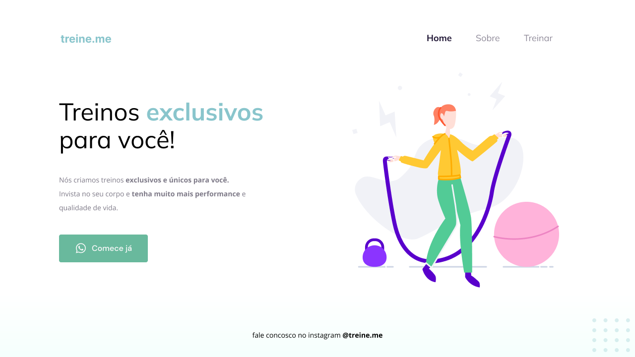 imagem da landing page