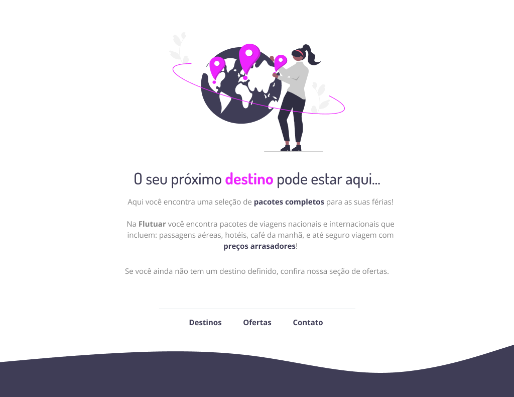 imagem da landing page