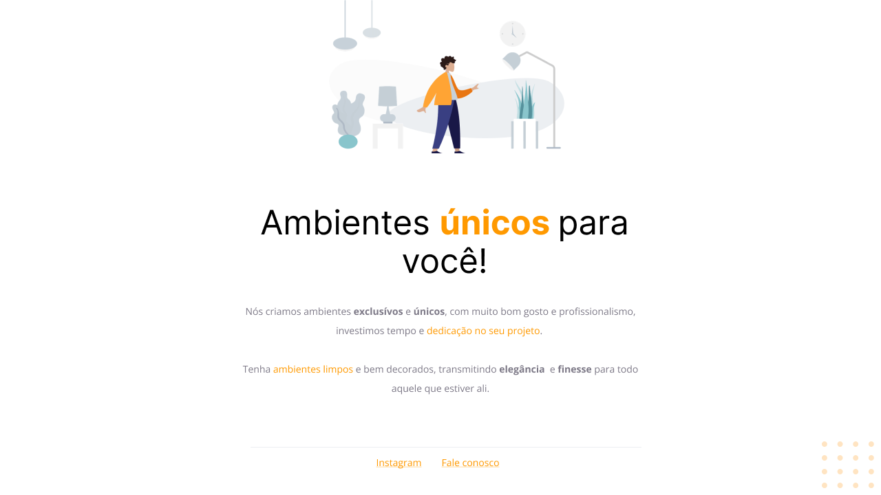 imagem da landing page