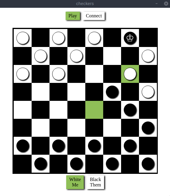 Checkers Demo Screenshot
